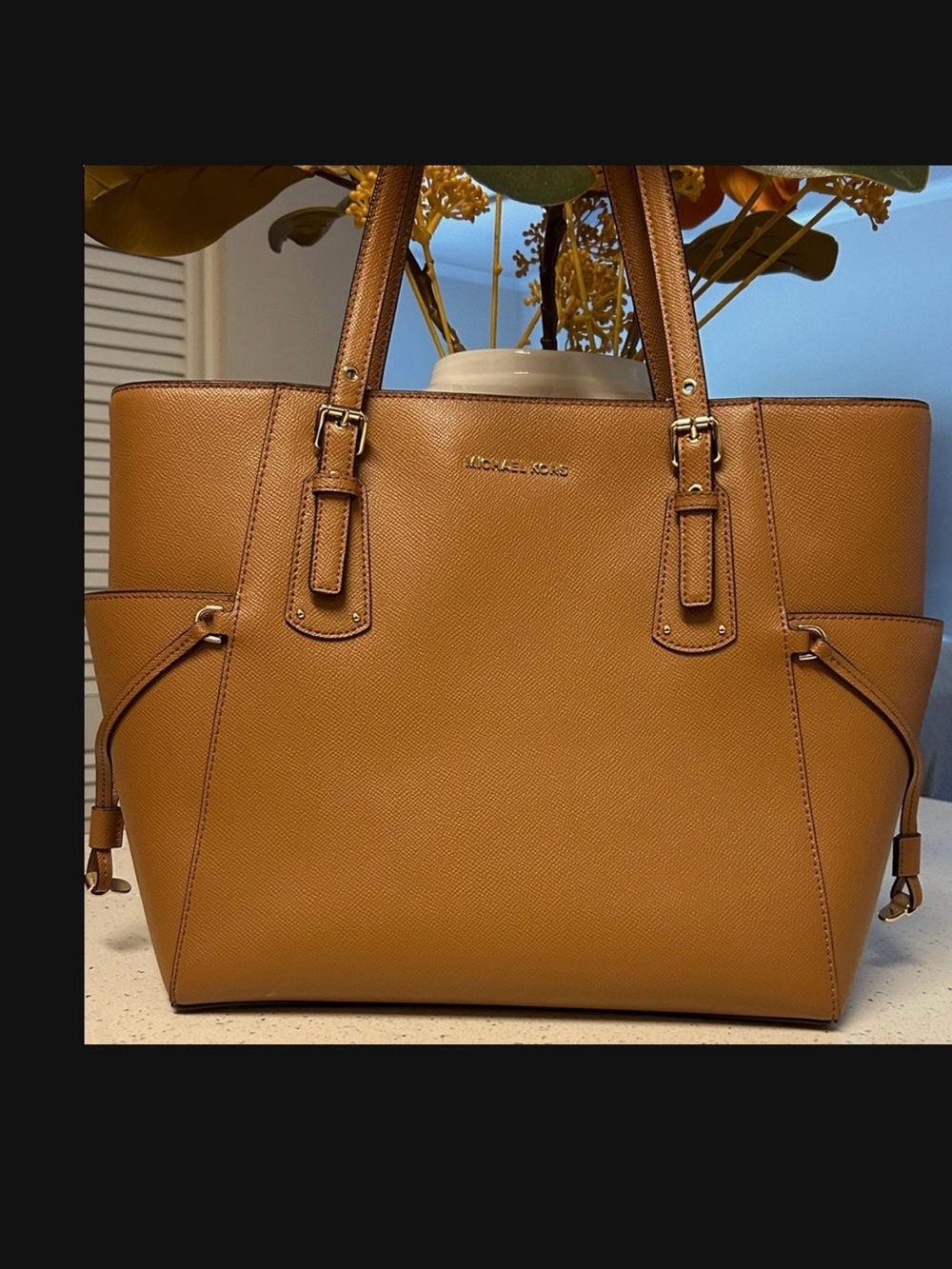 Michael Kors Brown Leather Tote